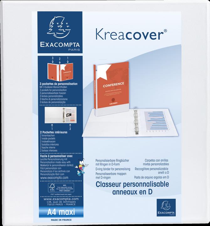 Image du produit Exacompta Classeurs à anneaux (A4, 90 mm, 60 pièce(s))