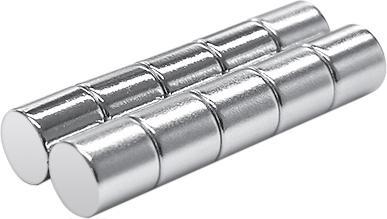 Produktbild Rs Pro Neodym Magnet, Scheibe, 6mm x 6mm (1 x)