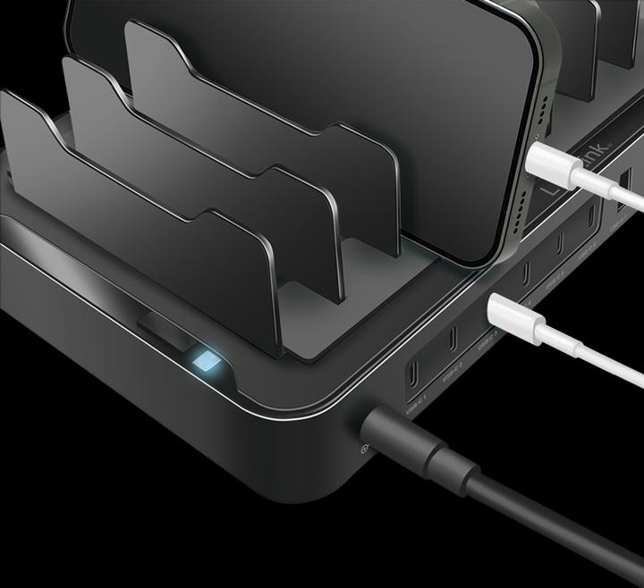 Produktbild LogiLink USB-C Ladestation (120 W)