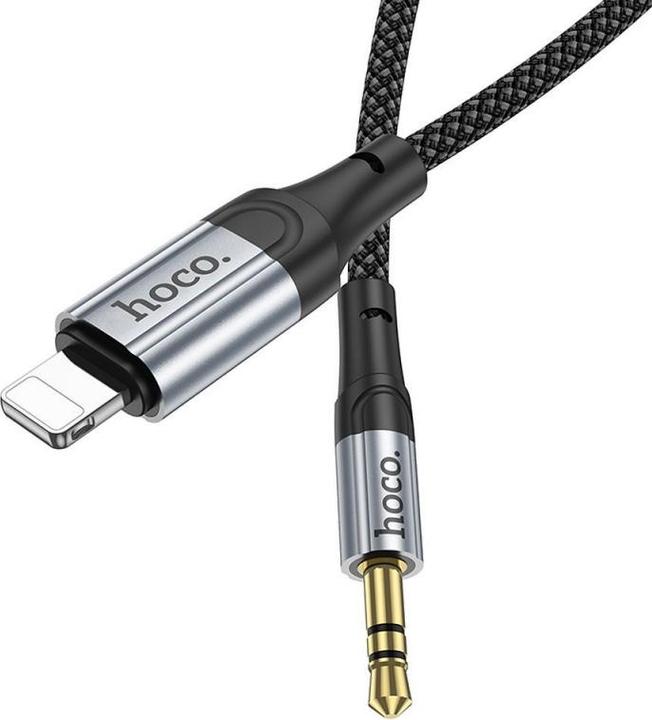 Produktbild Hoco Cable cable AUX Lightning (male) to Jack 3,5 mm (male) UPA26 1 m black