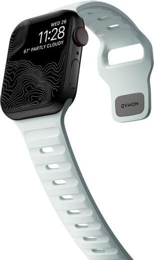 Produktbild Nomad Sport Band 38/40/41mm Icy Blue Glow (38 mm, Fluorkautschuk (FKM))