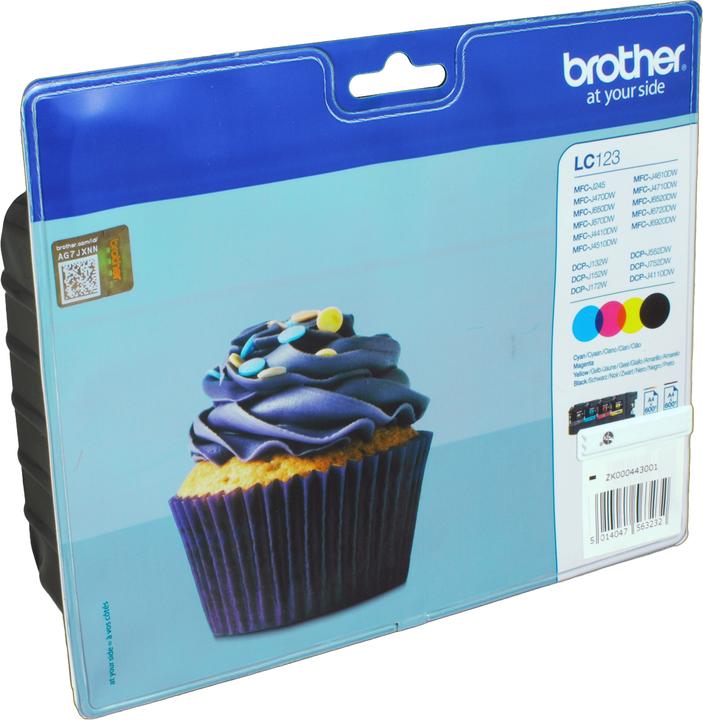 Produktbild Brother LC-123VALBP Value Pack (M, BK, Y, C)