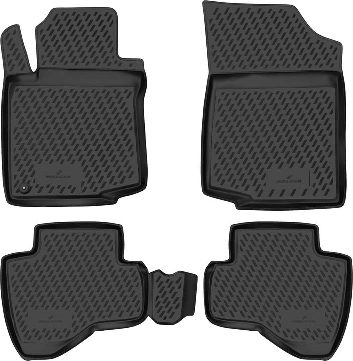 Actual product image Walser Rubber mats XTR for Citroen C1 (PM, PN) Facelift 2009-09/2014 (2 front mats + 2 rear mats)
