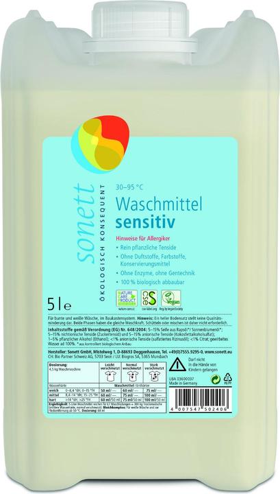 Produktbild Sonett sensitiv (27 Waschgänge, Flüssigwaschmittel)