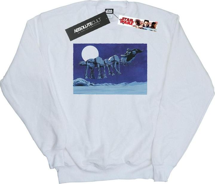 Star Wars Christmas ATAT Sleigh Sweatshirt (L)