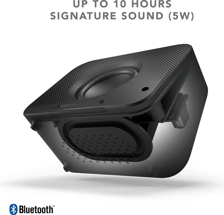 Actual product image Vonmählen Air Beats Go Black (10 h, Rechargeable battery operated)