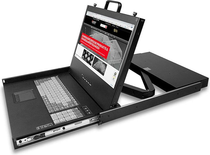 Produktbild Lindy HDMI, DP & VGA KVM LCD Konsole