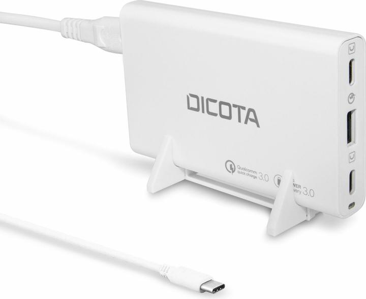 Actual product image Dicota Desktop 3-Port Charger (65W) white (65 W)