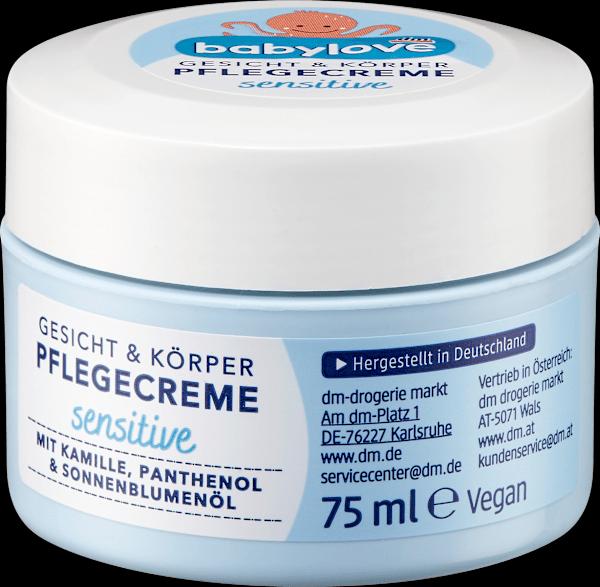 Produktbild dm babylove Pflegecreme sensitive