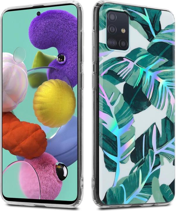 Immagine prodotto Cadorabo IMD TPU Colorful Flowers & Leaves Cover (Samsung Galaxy M40s)