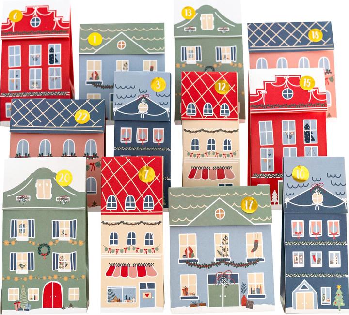 Produktbild Papierdrachen Weihnachtsstadt