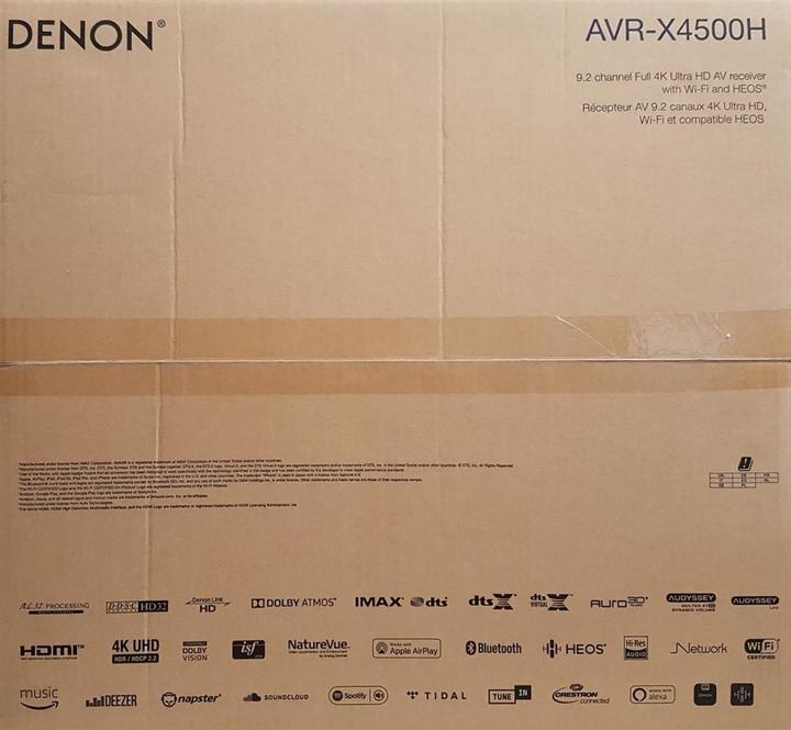 Image du produit Denon AVR-X4500H (9.2 canaux, FM)