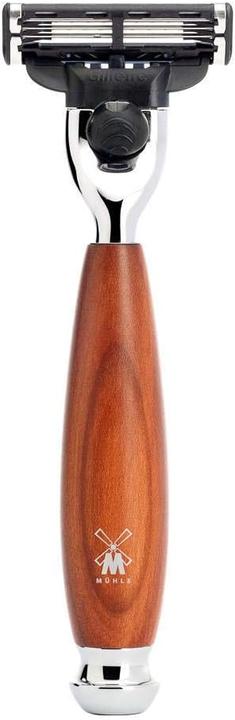 Produktbild Mühle Rasierset, 3-teilig, Rasierpinsel mit reinem Dachshaar, 3-Klingen-Rasierer