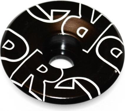 PRO Steuersatzkappe Alu Schwarz 1 1/8" Nur Kappe