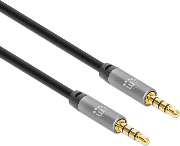 Manhattan Audiokabel Aux Klinke Stecker (3 m, 3.5mm Klinke (AUX))