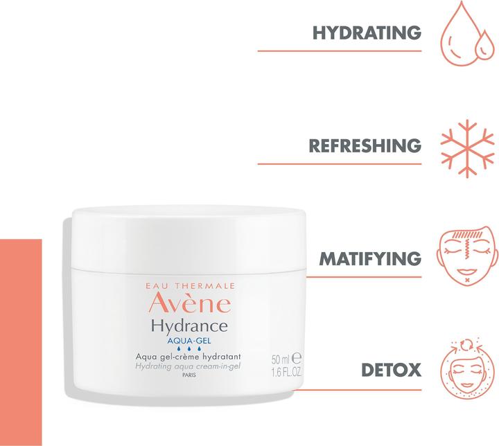 Image du produit Avène Aqua gel-crème hydratant Hydrance (50 ml, Gel visage)