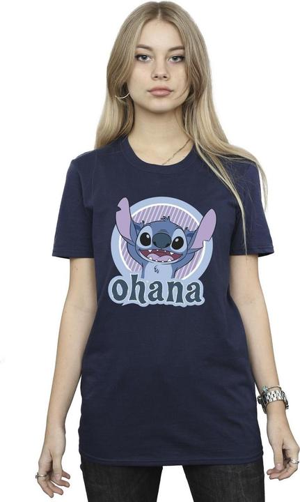 Immagine prodotto Disney Lilo And Stitch Ohana Circle Maglietta Ampia Donna (M)