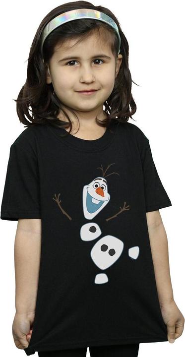 Actual product image Disney Girls Frozen Olaf Deconstructed Cotton T-Shirt (128)