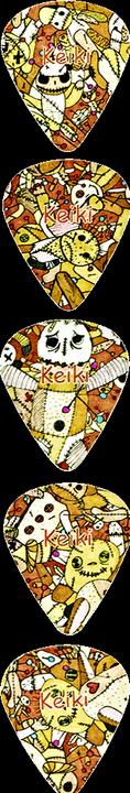 Keiki Set de médiators design (5 x, 0.71 mm)