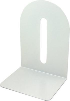 Produktbild B.N.T. Buchstütze Metall 15x15cm weiss Packung mit 2 Stück.