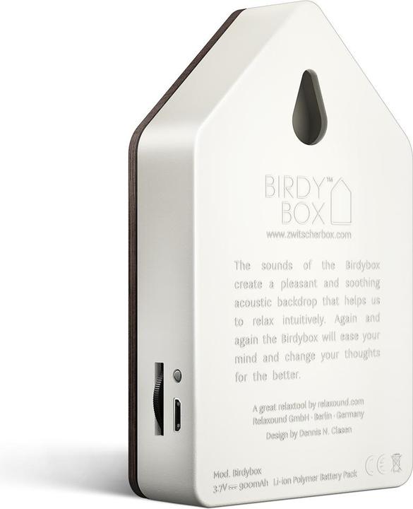 Image du produit Zwitscherbox Birdy-Box (7,5 x 2,5 x 12,5 cm)