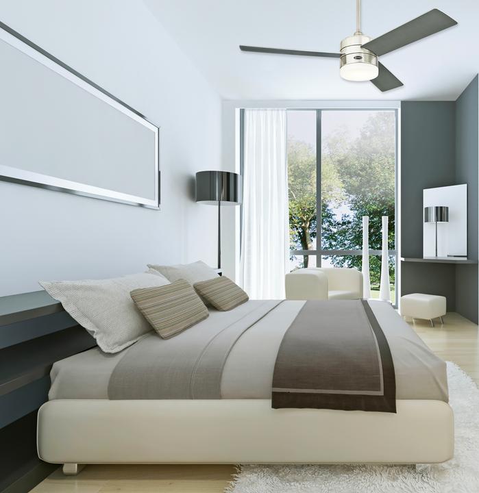 Immagine prodotto Westinghouse Ventilatore da soffitto Vista in acciaio inox 122 cm con LED (51 dB)