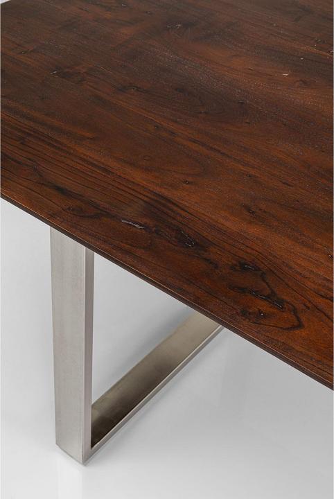 Actual product image Kare Design Table Symphony Walnut Chrome 180x90cm