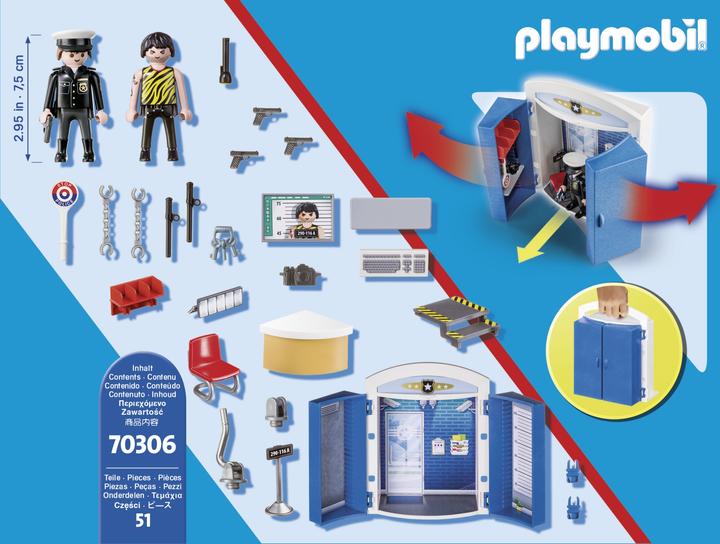 Produktbild Playmobil In der Polizeistation (70306, Playmobil City Action)