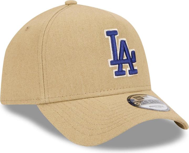 New Era A-Frame Trucker Leinen Cap Los Angeles Dodgers beige (One Size)