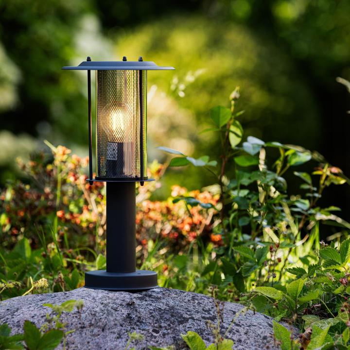 Immagine prodotto Brilliant Detroit apparecchio a base per esterni 40cm nero opaco metallo/plastica 1x A6 (E27, IP44)