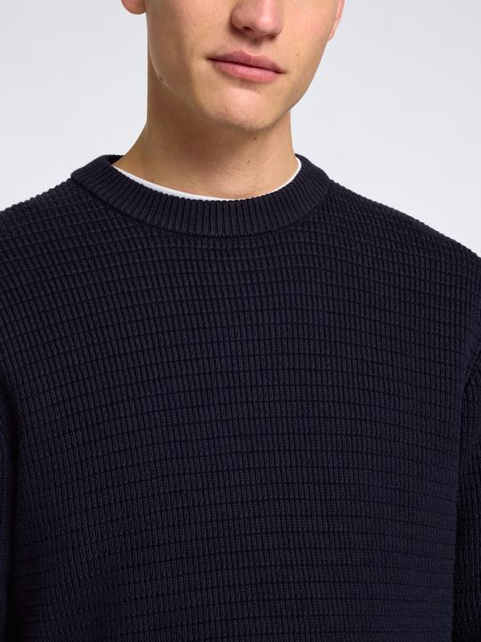 Actual product image Selected Homme Slhtheo Ls Knit Structure Crew Neck (L)