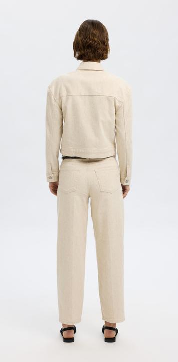 Image du produit Selected Femme Mid Waist Barrel Fit Jeans (W26/L32)