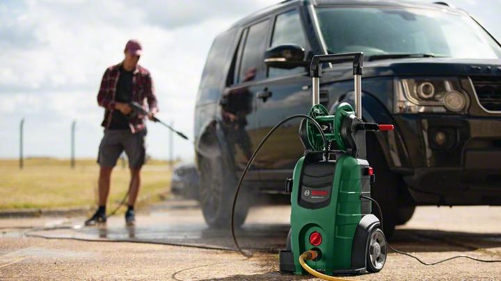 Actual product image Bosch Home & Garden High pressure cleaner AdvancedAquatak 150 incl. hose reel (Electrical connection)