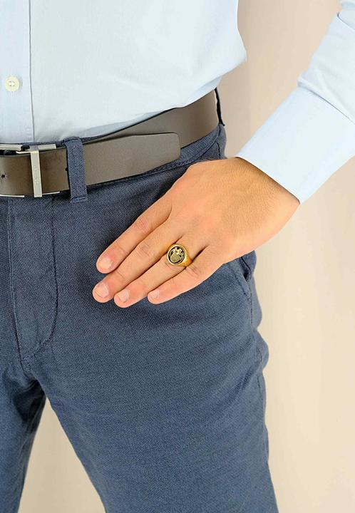 Immagine prodotto Muau Anello con stemma (62, Oro 750/18 K)
