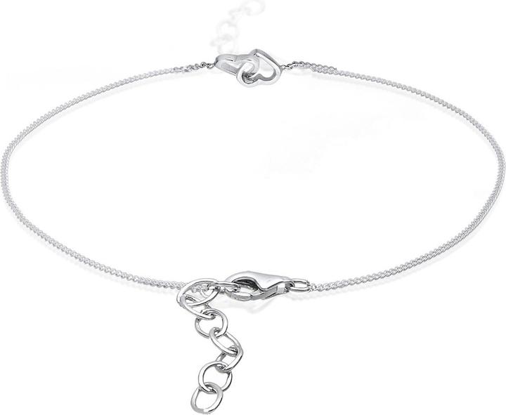 Elli Fussschmuck Herz Liebe Unendlich Strand 925 Sterling Silber (25 cm, 925 Sterling Silber)