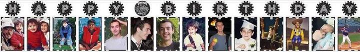 Actual product image Amscan Photograph Birthday Garland