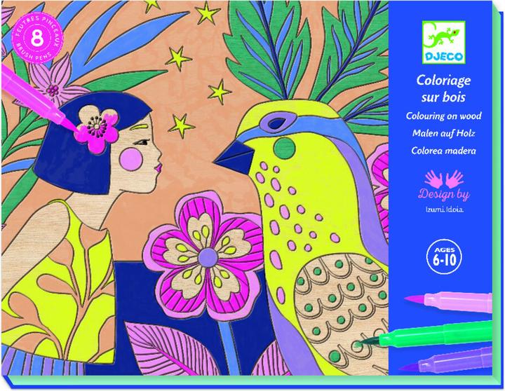 Image du produit Djeco Peinture sur bois Douces filles