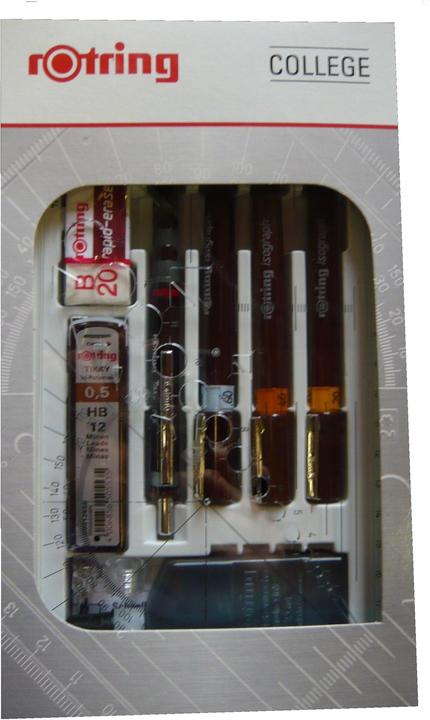 Produktbild Rotring Isograph Tuschefüller College Set (Mehrfarbig, 3 x)