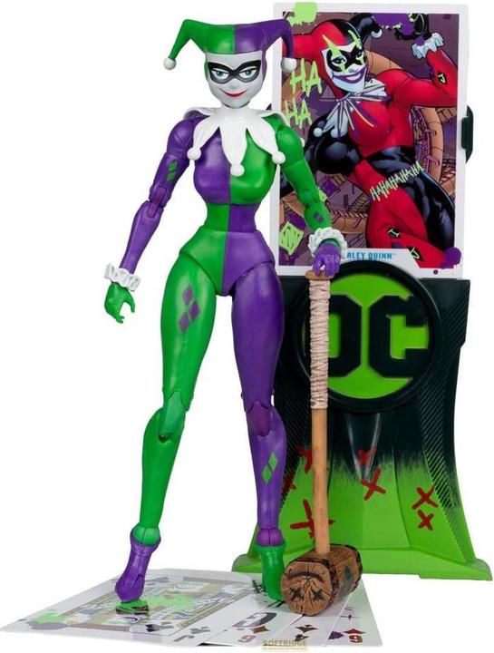 Immagine prodotto McFarlane Figura d'azione del Multiverso DC Harley Quinn (DC Classic) Jokerised (Gold Label) 18 cm