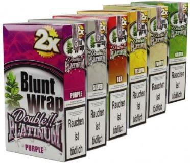 Actual product image Blunt Wraps Blunt Wrap Double Platinum Brown / Chocolate