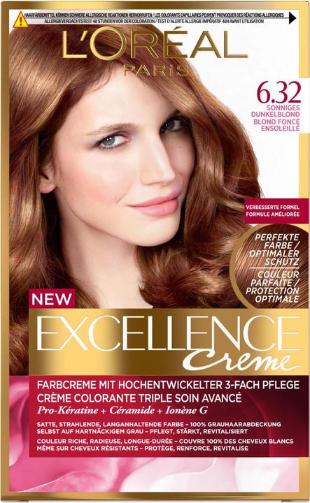 Produktbild L'Oréal Paris Excellence Crème (6.32 Sonniges Dunkelblond)