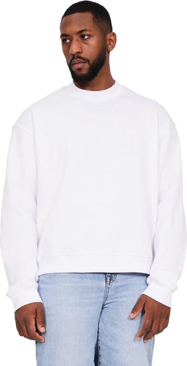 Actual product image Universal Textiles Mens Ringspun Cotton Extended Neckline Oversized Sweatshirt (S)