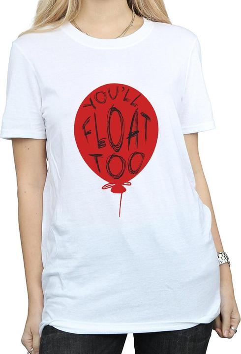 Immagine prodotto Universal Textiles Pennywise You'll Float Too Maglietta Ampia Donna (S)