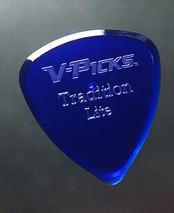 Image du produit V-Picks V-Pick Tradition Lite Pick bleu saphir (1.50 mm)