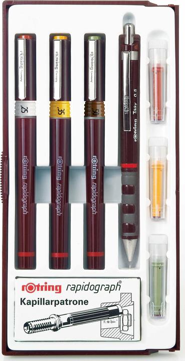 Produktbild Rotring Rapidograph Tuschefüller Junior Set (Brown)