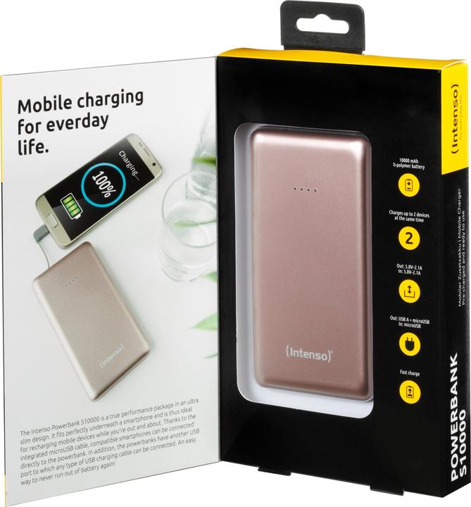 Produktbild Intenso Slim (10000 mAh, 10.50 W, 37 Wh)