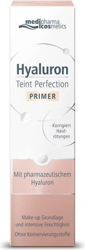 Actual product image Medipharma cosmetics Hyaluron Complexion Perfection Primer corrects skin redness, 30 ml solution
