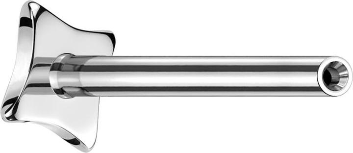 Produktbild Star Piercing Micro Threadless Labret-Stab Quadrat konkav silber (ohne Messing, Titan G23)