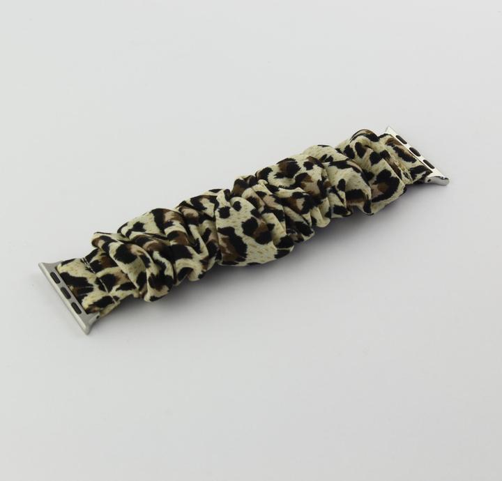 Actual product image PhoneLook Replacement bracelet Scrunchie leopard 38mm / 40mm / 41mm (38 mm, 40 mm, 41 mm, Fabric)