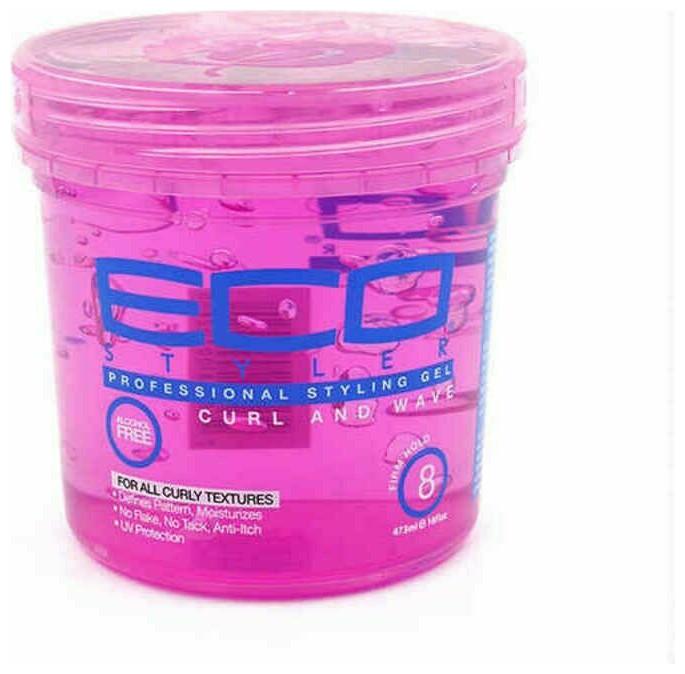 Immagine prodotto Eco Style Gel Styling 473ml Barattolo Rosa (Gel per capelli, 473 ml)